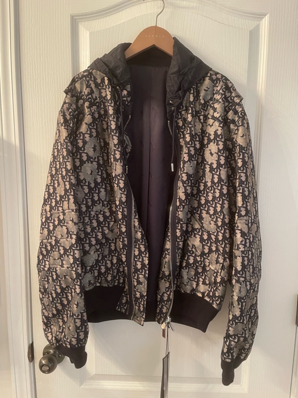 Christian Dior Monogram Bomber Jacket - Blue